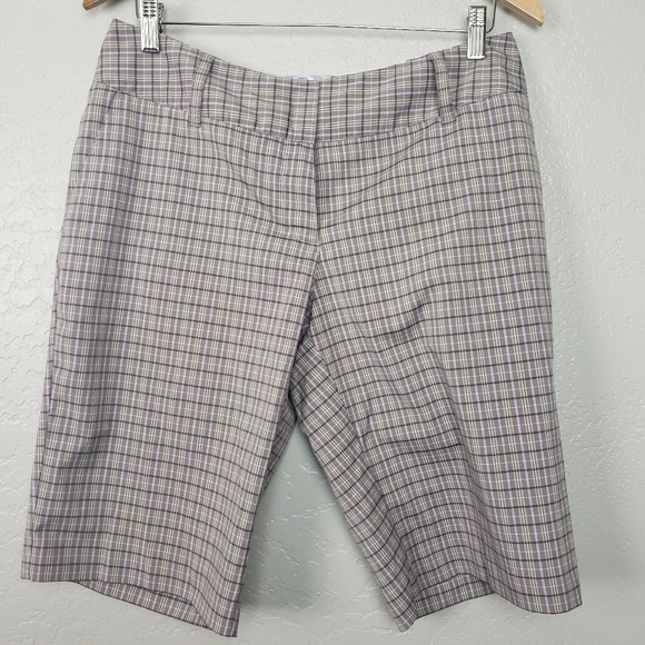 adidas plaid golf shorts